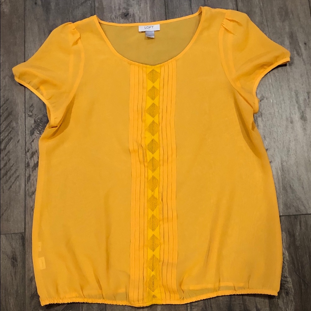 Medium Yellow Tee from The Loft